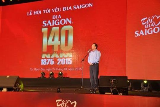 Nhà máy Bia Sài Gòn-Kiên Giang sản xuất mẻ bia đầu tiên